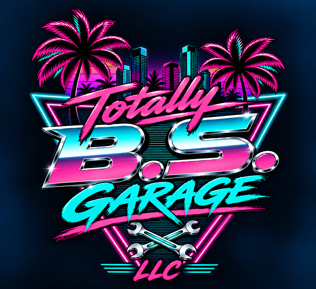 Totally B.S. Garage LLC official Miami Vice logo